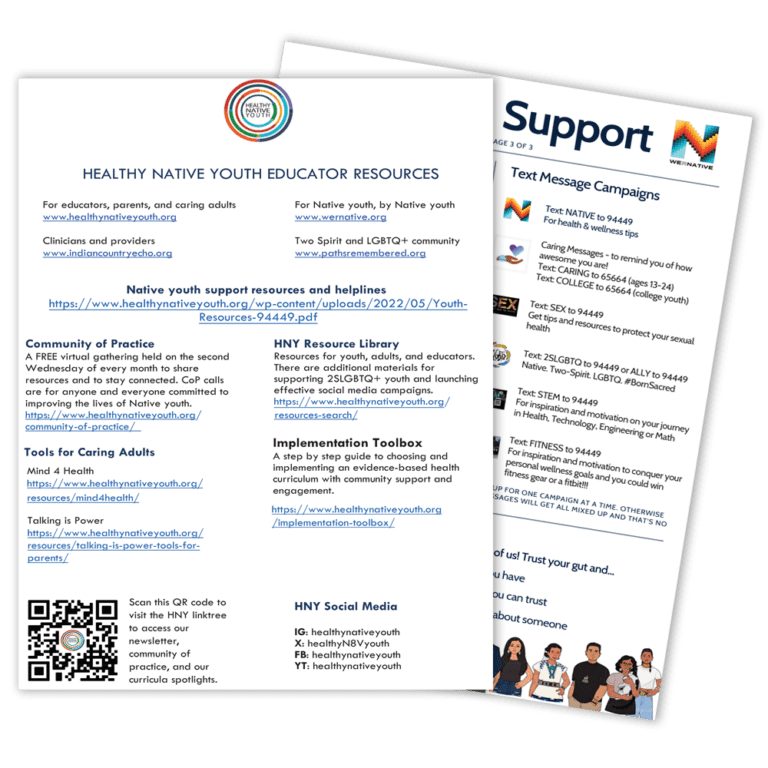 Adolescent Health Resources for Educators Resource Packet - documents with campaigns and resources
