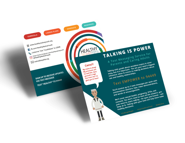 Talking is Power Postcard - Greg