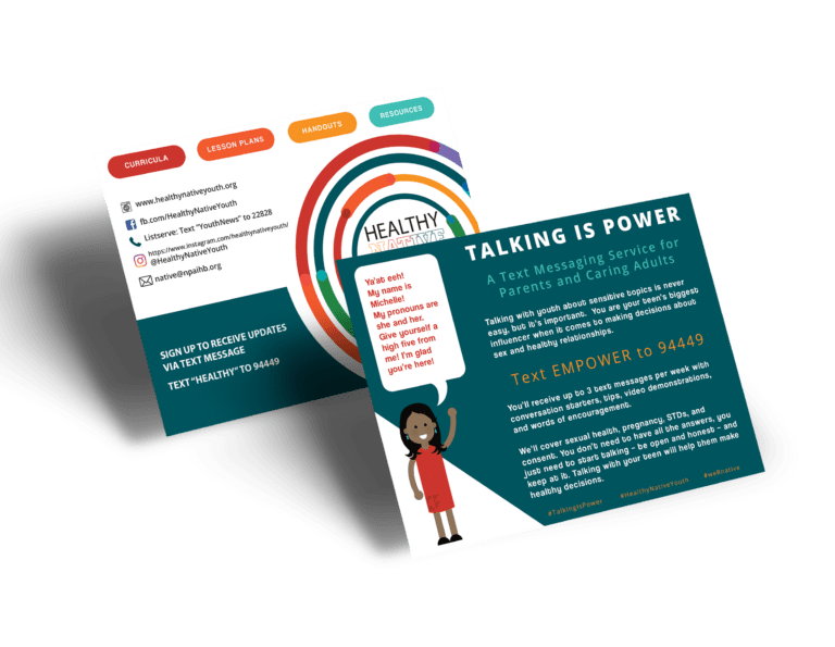 Talking is Power Postcard - Michelle